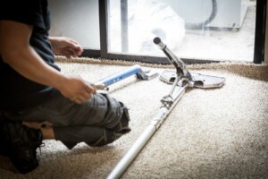 A photo of carpet installation by 1UP Floors